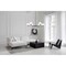 Z-Lite Leila Chandelier, 6-Light, 63 In.W x 10.75 In.H, Matte Black/White Linen 744-63R-MB - alternate 6